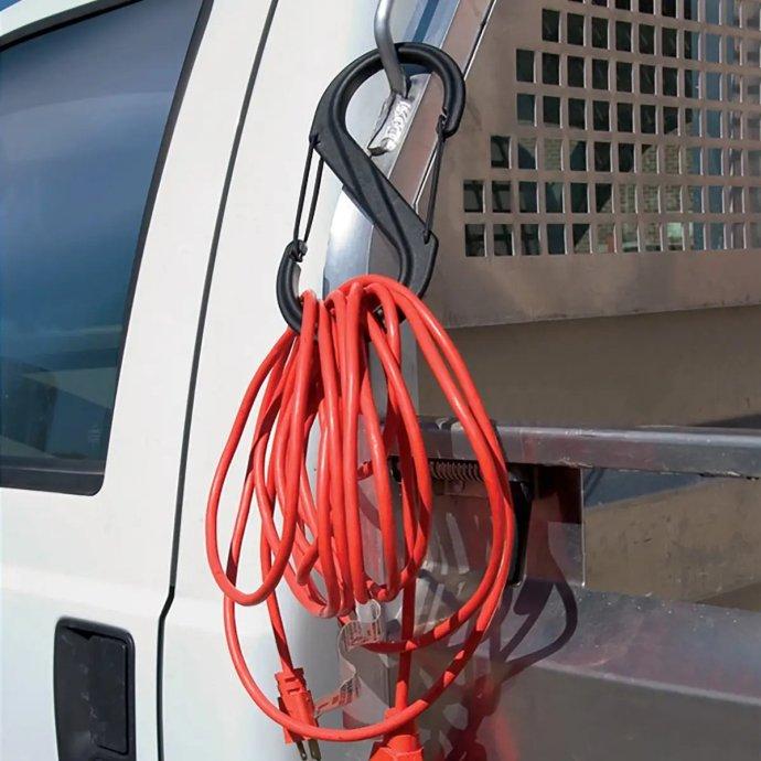 NITE IZE S-Biner ナイトアイズ エスビナー プラスチック #10 ブラック カラビナ キーホルダー アクセサリー キーリング | NITE IZE | 08