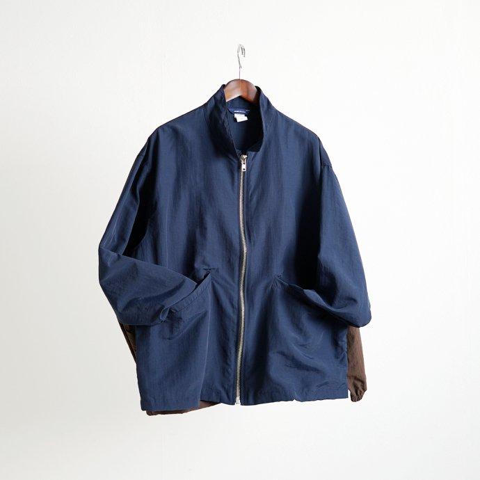 SMOKE T ONE / SHELLED NYLON BZ TOP - Midnight ナイロンブルゾン ネイビー |  | 05