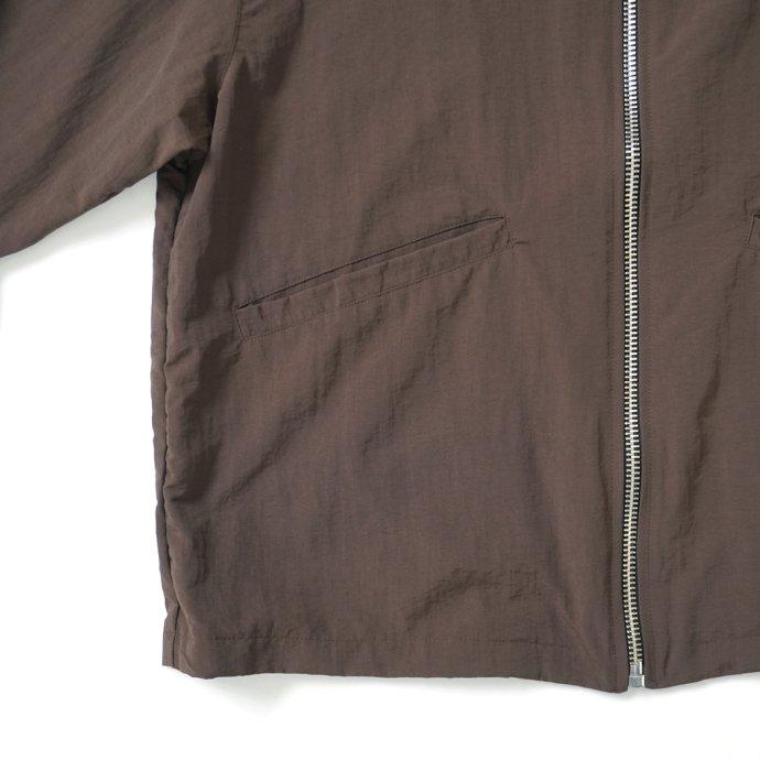 SMOKE T ONE / SHELLED NYLON BZ TOP - Brown ナイロンブルゾン ブラウン |  | 04