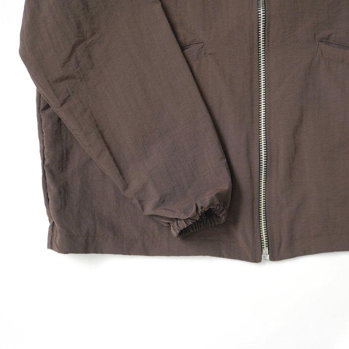 SMOKE T ONE / SHELLED NYLON BZ TOP - Brown ナイロンブルゾン ブラウン |  | 05