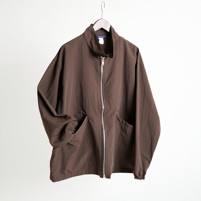 SMOKE T ONE / SHELLED NYLON BZ TOP - Brown ナイロンブルゾン ブラウン |  | 06