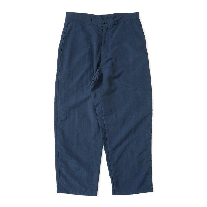 SMOKE T ONE / SHELLED NYLON TROUSERS - Midnight ナイロントラウザーズ ネイビー | 