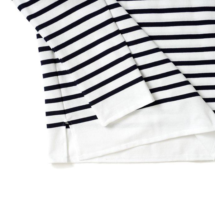 ORCIVAL オーシバル / ラッセルフレンチセーラーTシャツ - White/Pirate ホワイト×ネイビー 6101 フランス製 メンズサイズ ボーダー バスク | ORCIVAL | 03