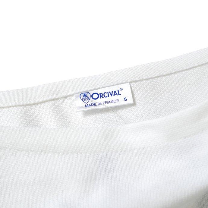 ORCIVAL オーシバル / ラッセルフレンチセーラーTシャツ - White/Pirate ホワイト×ネイビー 6101 フランス製 メンズサイズ ボーダー バスク | ORCIVAL | 04