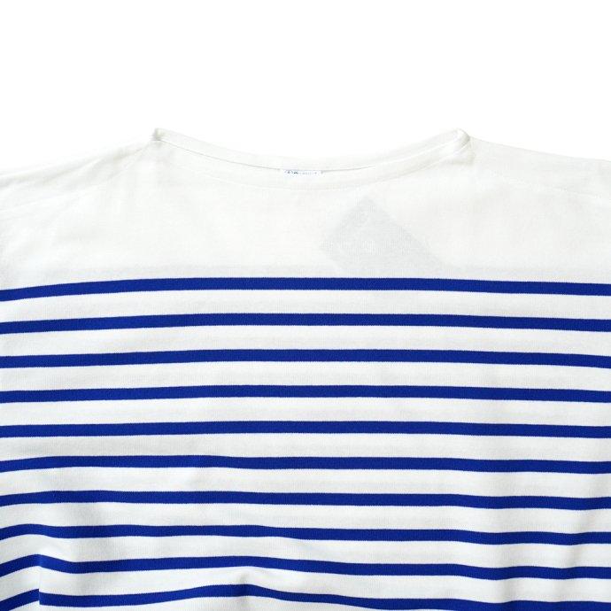 ORCIVAL オーシバル / オーバーサイズ ラッセルフレンチセーラーTシャツ - White/Bleu ホワイト×ブルー 6130 フランス製 メンズサイズ ボーダー バスク | ORCIVAL | 02