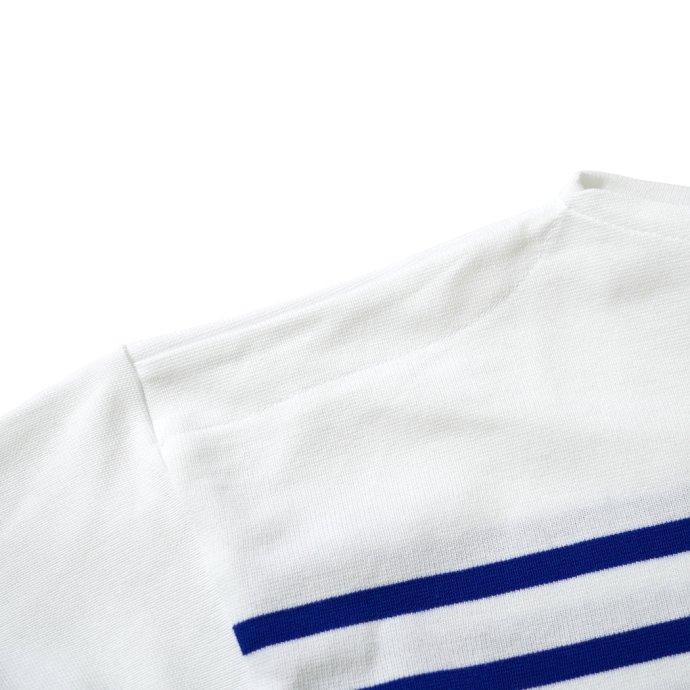 ORCIVAL オーシバル / オーバーサイズ ラッセルフレンチセーラーTシャツ - White/Bleu ホワイト×ブルー 6130 フランス製 メンズサイズ ボーダー バスク | ORCIVAL | 05