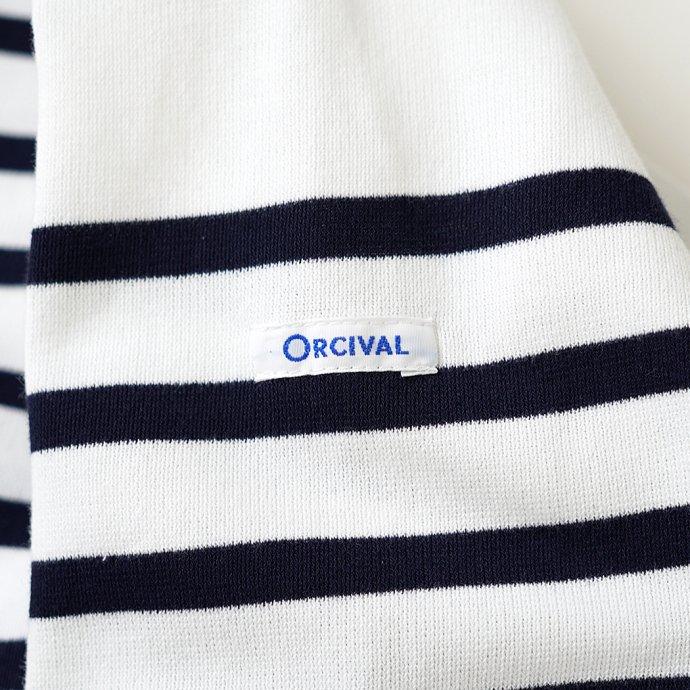 ORCIVAL オーシバル / オーバーサイズ ラッセルフレンチセーラーTシャツ - White/Pirate ホワイト×ネイビー 6130 フランス製 メンズサイズ ボーダー バスク | ORCIVAL | 06