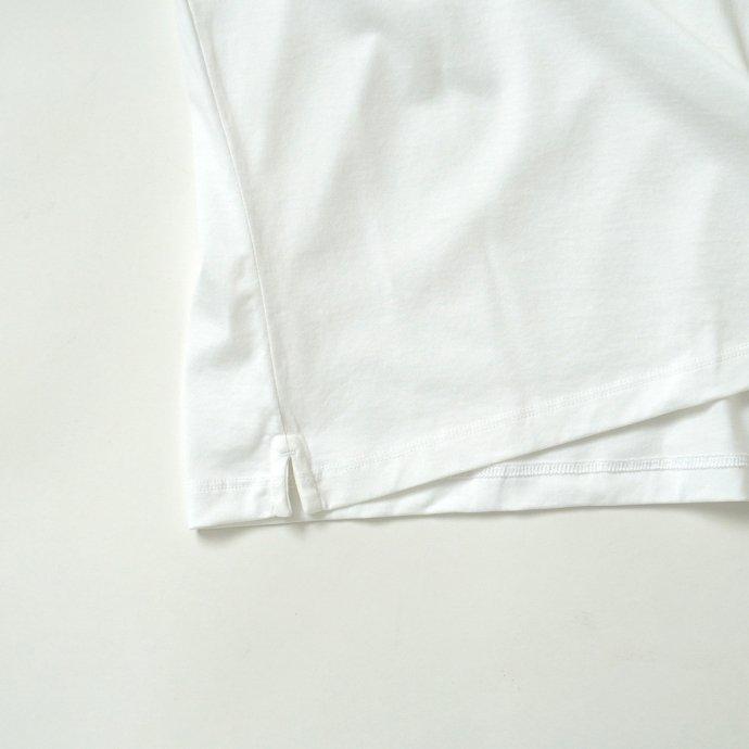 handvaerk ハンドバーク / 60/2 クルーネックポケットビッグTシャツ - White | handvaerk | 04