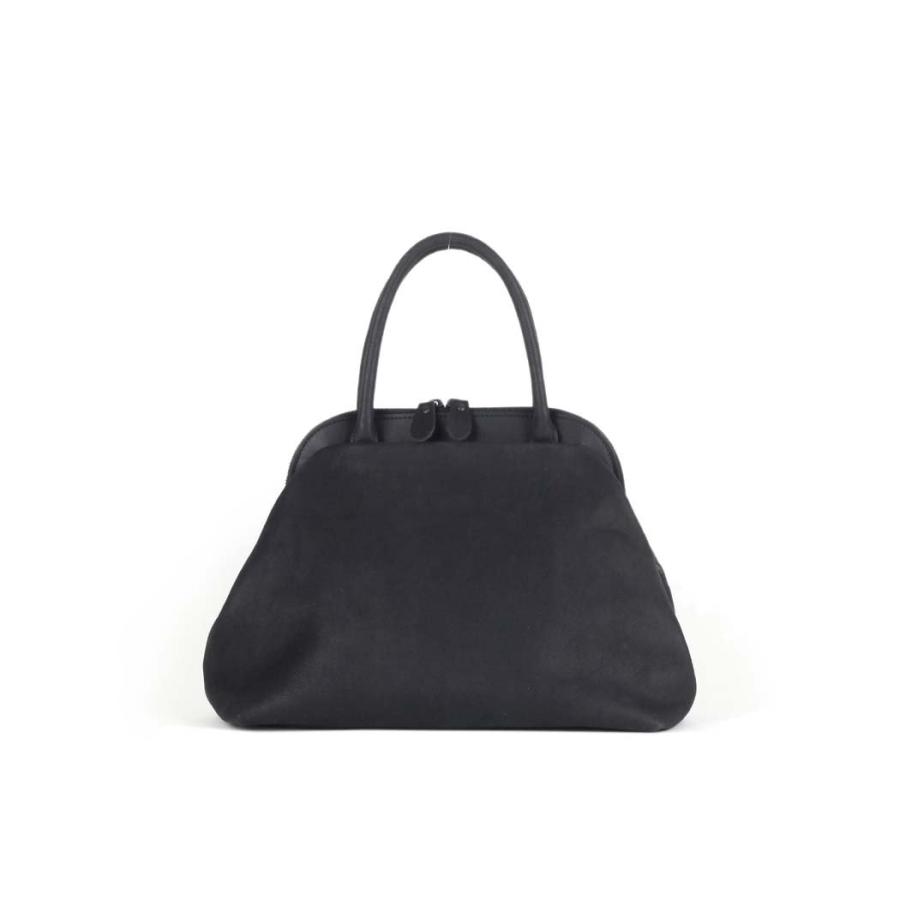 Ense (アンサ) / pens502 gamaguchi bag S ガマグチ 2Way レザー バッグ - ブラック | Ense