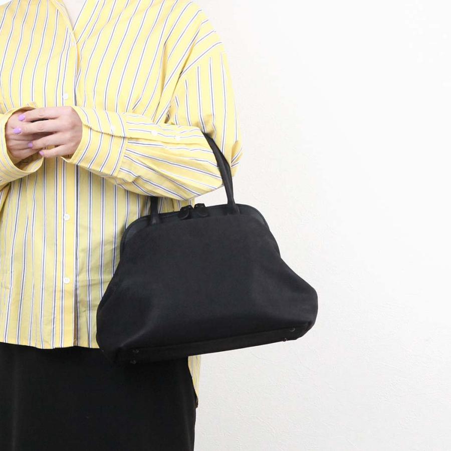 Ense (アンサ) / pens502 gamaguchi bag S ガマグチ 2Way レザー バッグ - ブラック | Ense | 10