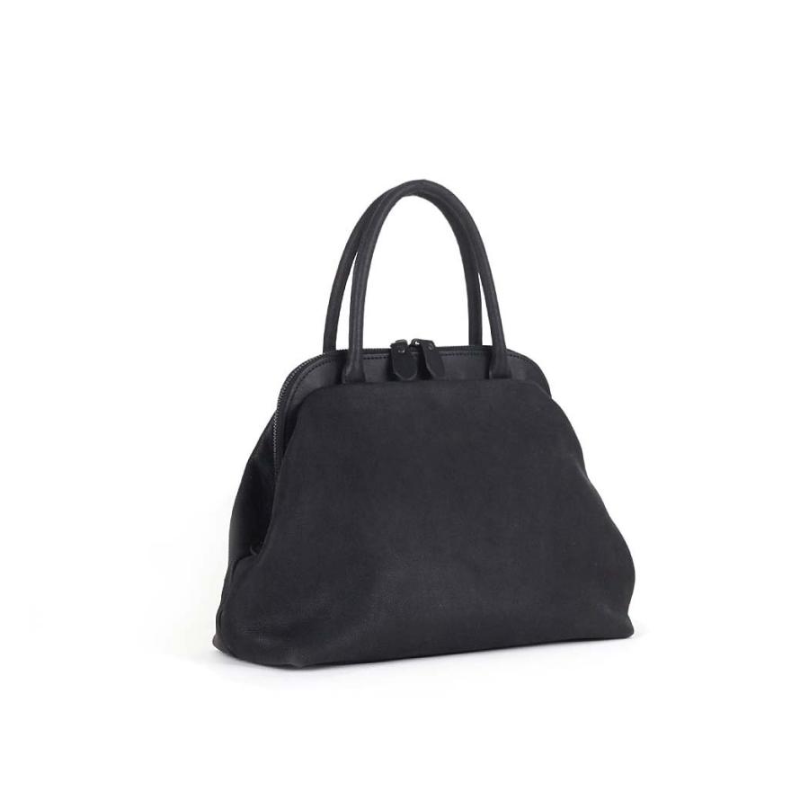 Ense (アンサ) / pens502 gamaguchi bag S ガマグチ 2Way レザー バッグ - ブラック | Ense | 01