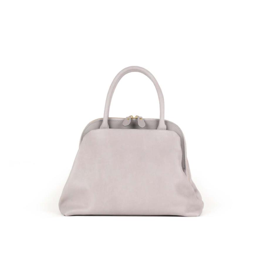 Ense (アンサ) / pens502 gamaguchi bag S ガマグチ 2Way レザー バッグ - グレージュ | Ense