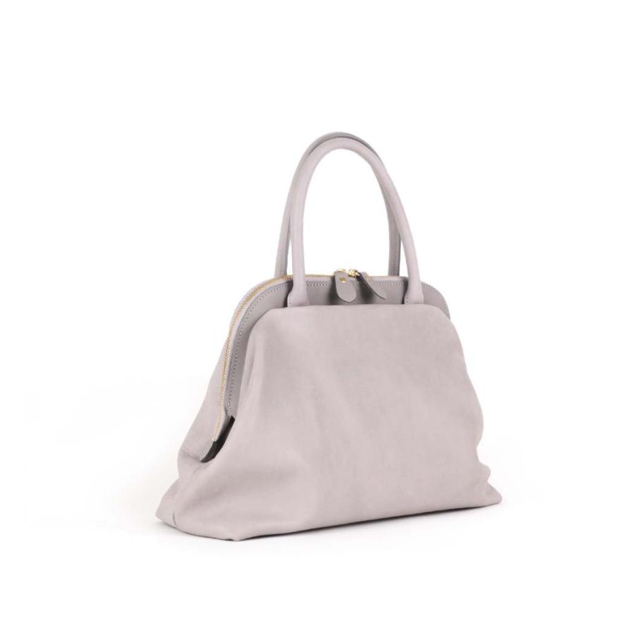 Ense (アンサ) / pens502 gamaguchi bag S ガマグチ 2Way レザー バッグ - グレージュ | Ense | 01