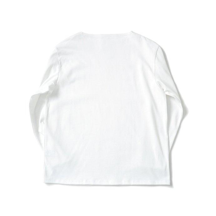 オーシバル ORCIVAL オーバーサイズ コットンロード フレンチ バスク シャツ WHITE 無地 ホワイト B211 フランス製 サイズ7 サイズ8 ビッグサイズ メンズサイ… | ORCIVAL | 01