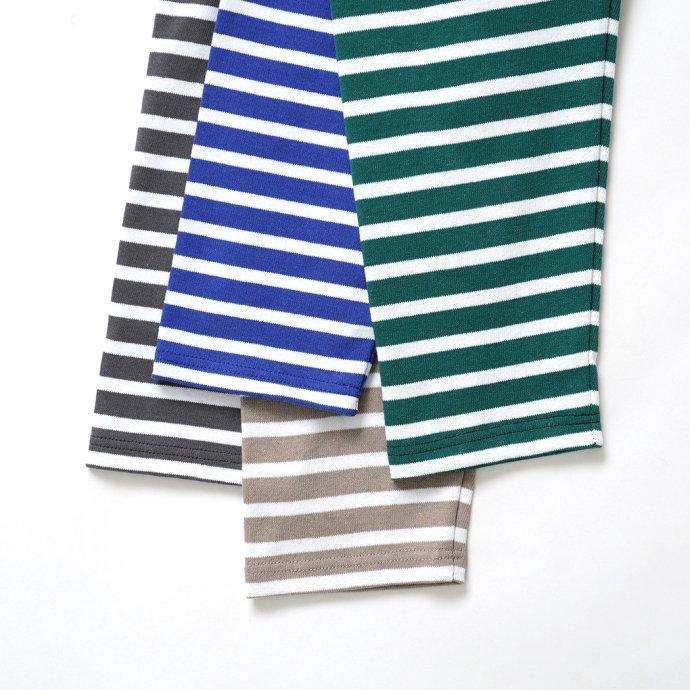 オーシバル ORCIVAL オーバーサイズ コットンロード フレンチ バスク シャツ PEACOCK x WHITE ブルー ／ ホワイト B211 フランス製 サイズ7 サイズ8 ビッグサ… | ORCIVAL | 05