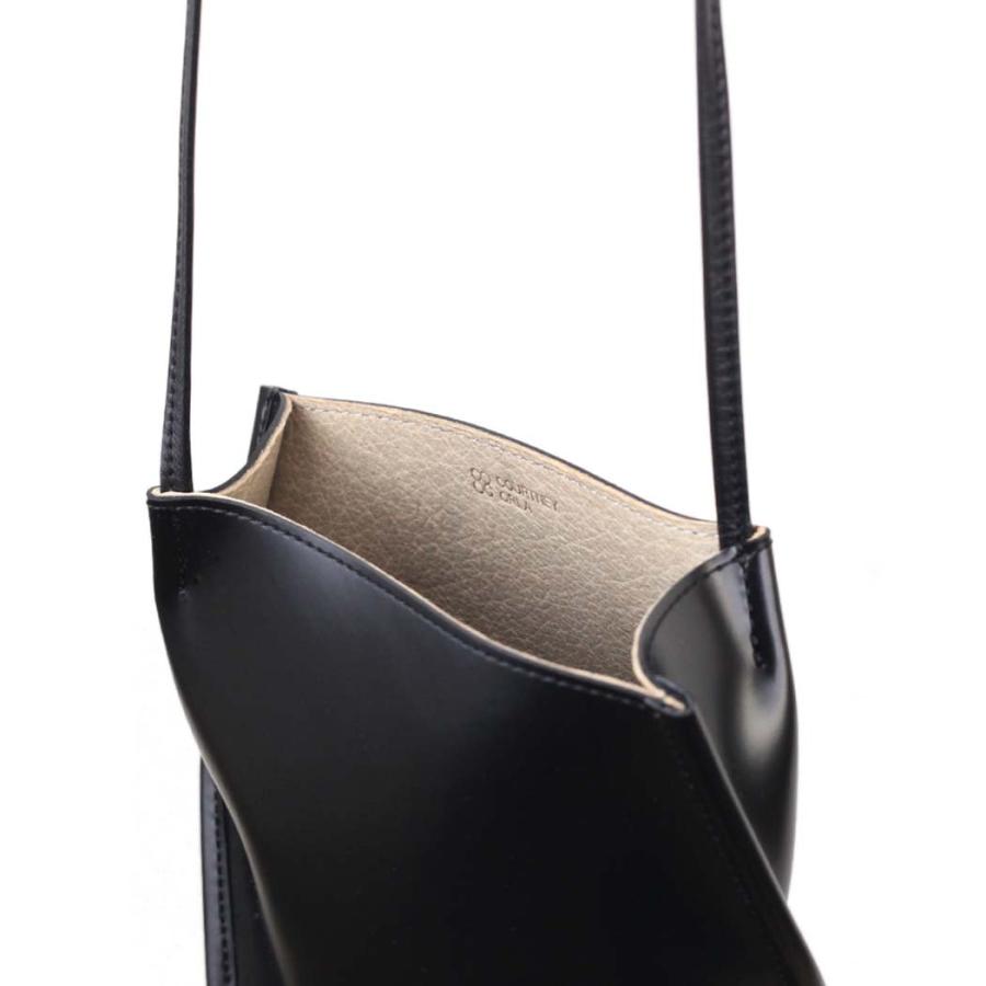 COURTNEY ORLA (コートニーオーラ) SLOPE TOTE mini ブラック/パールグレー SLO23SPV011001BK/PLG ショルダーバッグ 黒  シンプル 無地 鞄 ビジネス 通勤 仕事… | COURTNEY ORLA | 04