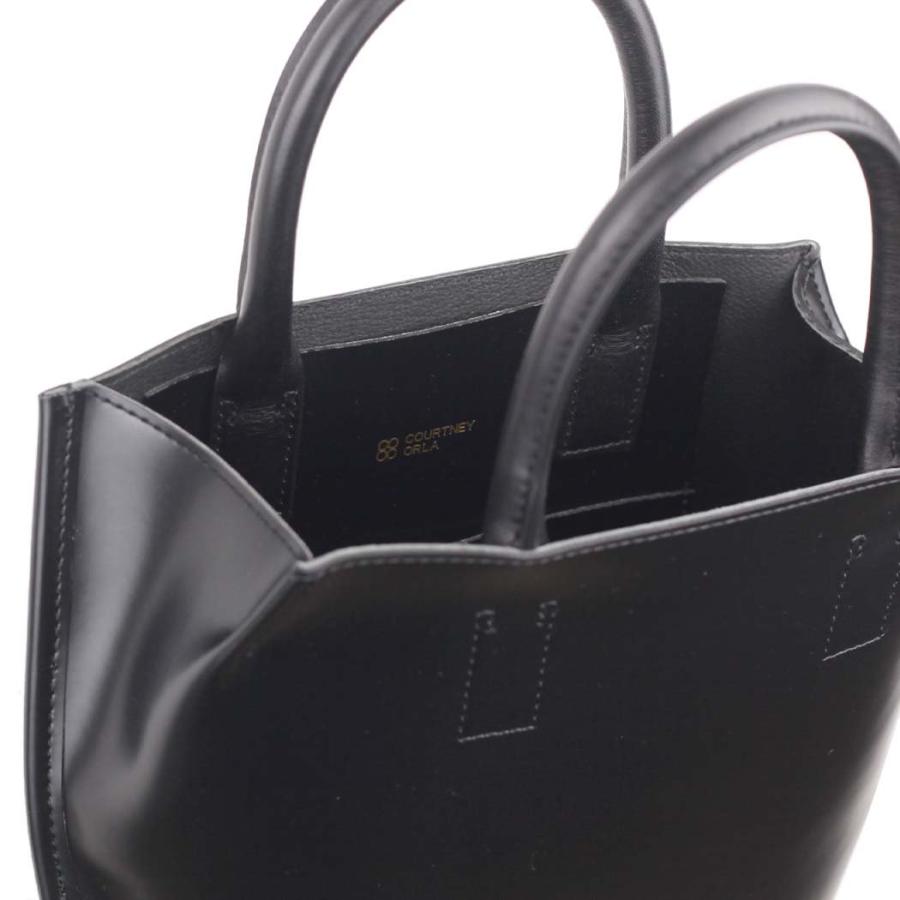 COURTNEY ORLA (コートニーオーラ) SLOPE TOTE s ブラック/ブラック SLO23SPV011002BK/BK トートバッグ 黒  シンプル 無地 鞄 ビジネス 通勤 仕事 FES10 | COURTNEY ORLA | 06