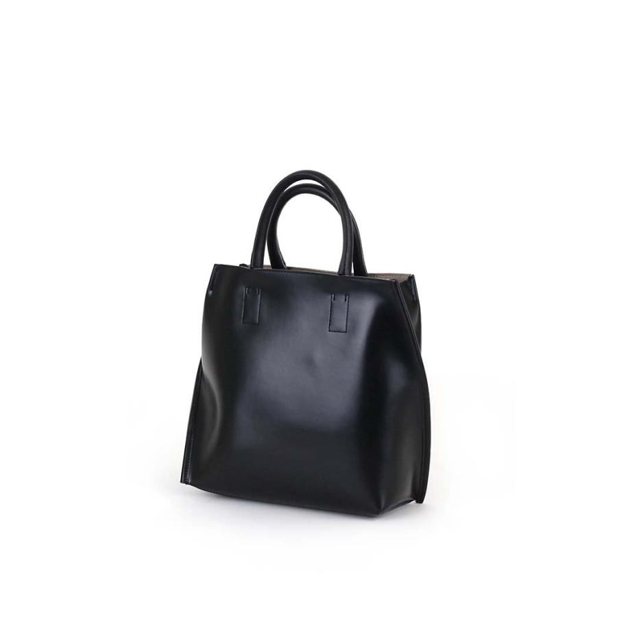 COURTNEY ORLA (コートニーオーラ) SLOPE TOTE s ブラック/パールグレー SLO23SPV011002BK/PLG トートバッグ 黒  シンプル 無地 鞄 ビジネス 通勤 仕事 FES1… | COURTNEY ORLA | 03