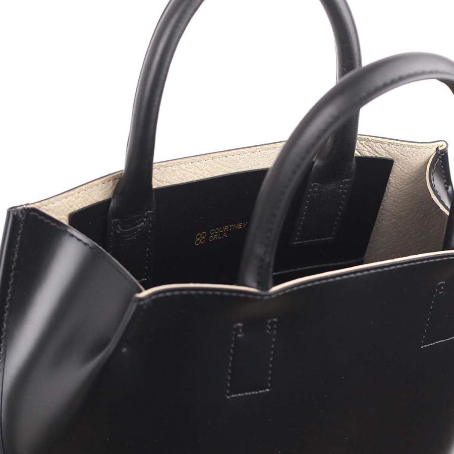 COURTNEY ORLA (コートニーオーラ) SLOPE TOTE s ブラック/パールグレー SLO23SPV011002BK/PLG トートバッグ 黒  シンプル 無地 鞄 ビジネス 通勤 仕事 FES1… | COURTNEY ORLA | 06