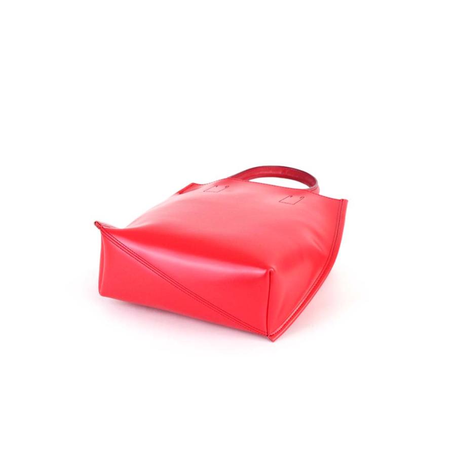 COURTNEY ORLA (コートニーオーラ) SLOPE TOTE s レッド/キャメル SLO23SPV011002RD/CAM トートバッグ 赤  シンプル 無地 鞄 ビジネス 通勤 仕事 FES10 | COURTNEY ORLA | 04