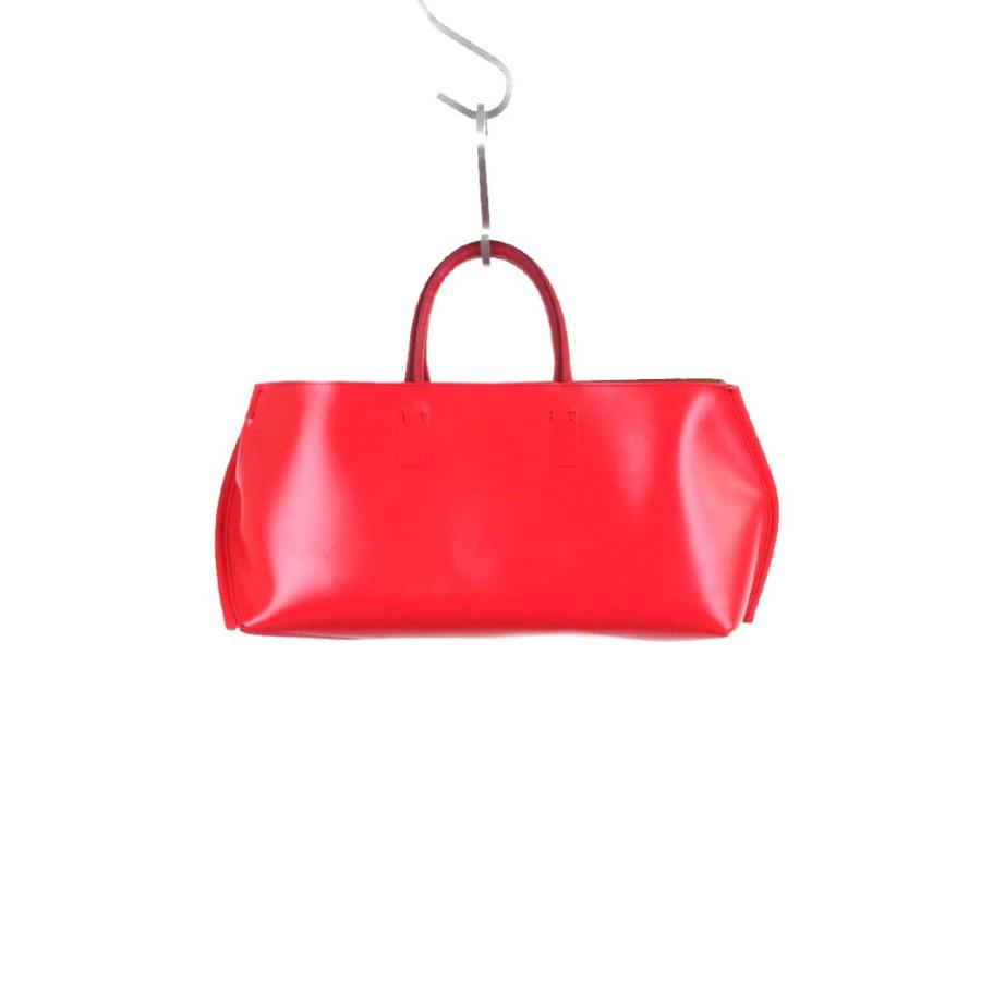 COURTNEY ORLA (コートニーオーラ) SLOPE WIDE TOTE s レッド/キャメル SLO23SPV011003RD/CAM 横長 トートバッグ 赤  シンプル 無地 鞄 ビジネス 通勤 仕事 … | COURTNEY ORLA | 01