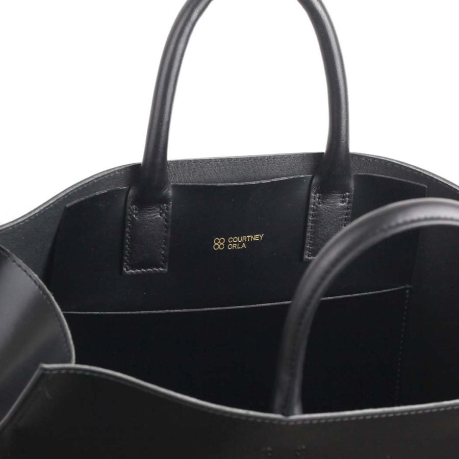 COURTNEY ORLA (コートニーオーラ) SLOPE TOTE l ブラック/ブラック SLO23SPV011004BK/BK トートバッグ 大容量 A4 黒 シンプル 無地 鞄 ビジネス 通勤 仕事 … | COURTNEY ORLA | 06
