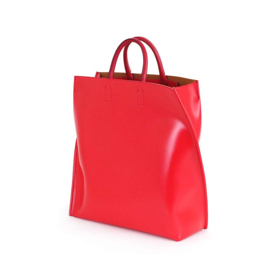 COURTNEY ORLA (コートニーオーラ) SLOPE TOTE l レッド/キャメル SLO23SPV011004RD/CAM トートバッグ 大容量 A4 赤 シンプル 無地 鞄 ビジネス 通勤 仕事 F… | COURTNEY ORLA | 02