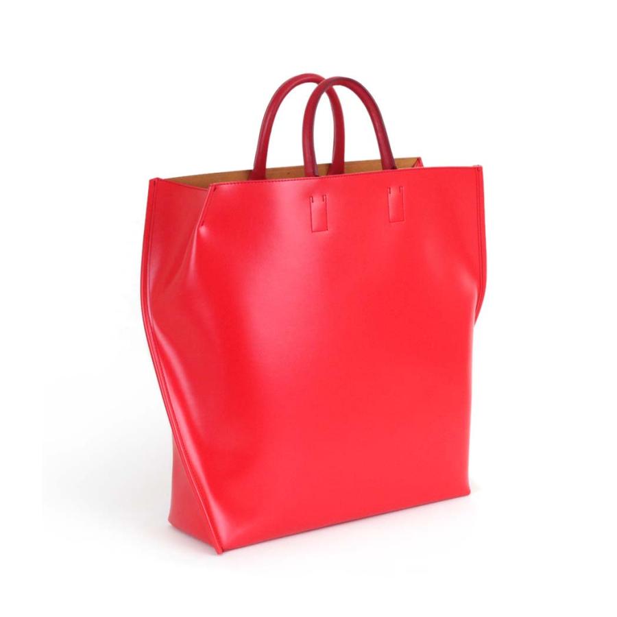 COURTNEY ORLA (コートニーオーラ) SLOPE TOTE l レッド/キャメル SLO23SPV011004RD/CAM トートバッグ 大容量 A4 赤 シンプル 無地 鞄 ビジネス 通勤 仕事 F… | COURTNEY ORLA | 03