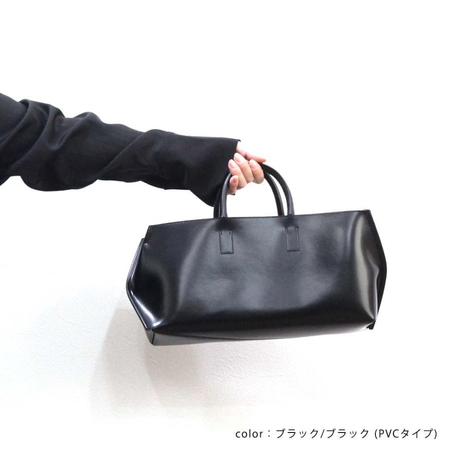COURTNEY ORLA (コートニーオーラ) SLOPE WIDE TOTE s ブラック スムースレザー SLO22FCL011003BK トートバッグ 横長 大きく開く 黒 ワイド シンプル 無地 鞄 … | COURTNEY ORLA | 05