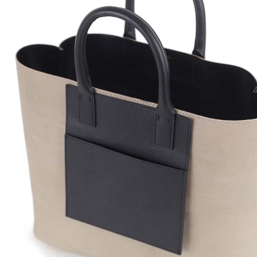 COURTNEY ORLA (コートニーオーラ) / INVERSE TOTE m レザー トートバッグ - ブラック/パールグレー INV23SPL015002PLG/BK | COURTNEY ORLA | 03