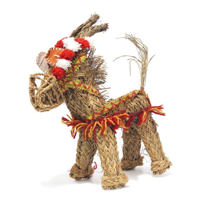 Artesania San Jose / BURRO ESPARTO CON JAQUIMA アルテサニア サンホセ エスパルトグラスオブジェ ロバ 頭絡 01273 インテリア プチギフト プレゼント お祝… | ARTESANIA | 01
