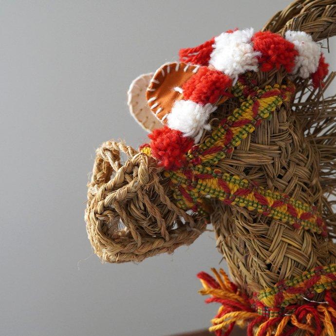 Artesania San Jose / BURRO ESPARTO CON JAQUIMA アルテサニア サンホセ エスパルトグラスオブジェ ロバ 頭絡 01273 インテリア プチギフト プレゼント お祝… | ARTESANIA | 02