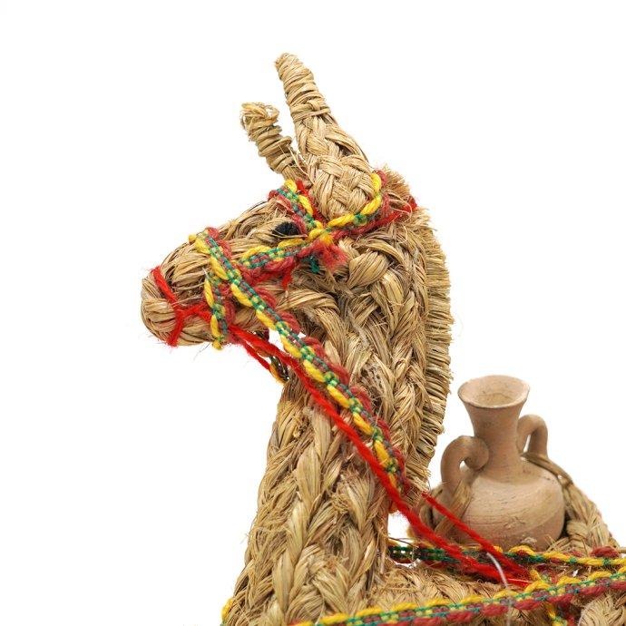 Artesania San Jose / BURRO DECORADO CON CANTAROS アルテサニア サンホセ エスパルトグラスオブジェ ロバ 壺 00836-5 インテリア プチギフト プレゼント お… | ARTESANIA | 04