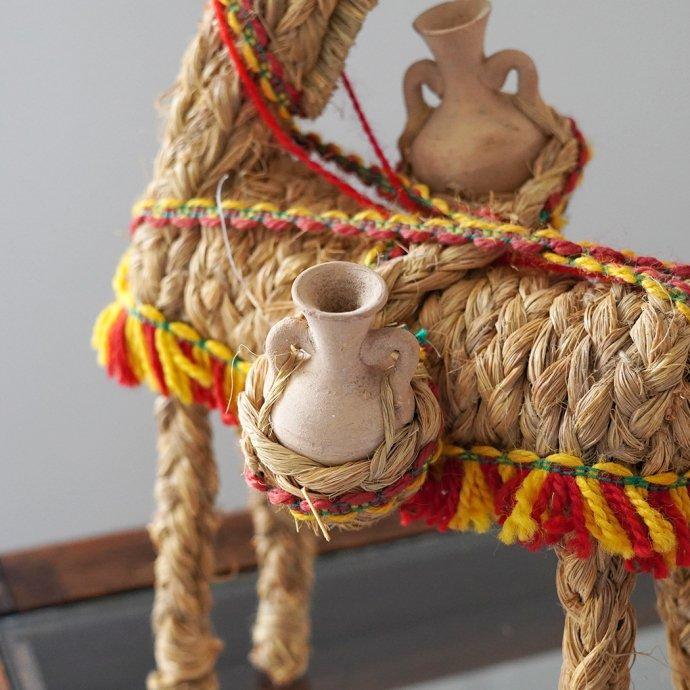 Artesania San Jose / BURRO DECORADO CON CANTAROS アルテサニア サンホセ エスパルトグラスオブジェ ロバ 壺 00836-5 インテリア プチギフト プレゼント お… | ARTESANIA | 05