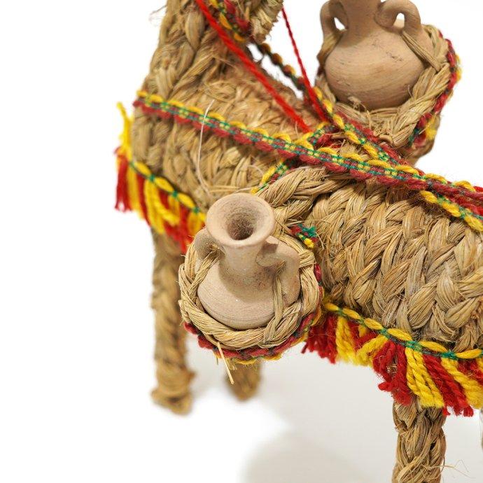 Artesania San Jose / BURRO DECORADO CON CANTAROS アルテサニア サンホセ エスパルトグラスオブジェ ロバ 壺 00836-5 インテリア プチギフト プレゼント お… | ARTESANIA | 07