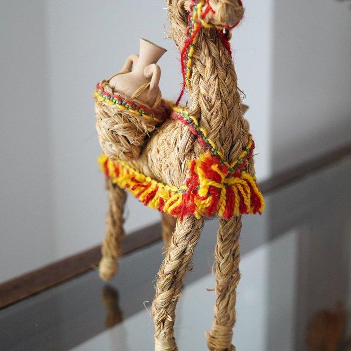 Artesania San Jose / BURRO DECORADO CON CANTAROS アルテサニア サンホセ エスパルトグラスオブジェ ロバ 壺 00836-5 インテリア プチギフト プレゼント お… | ARTESANIA | 08