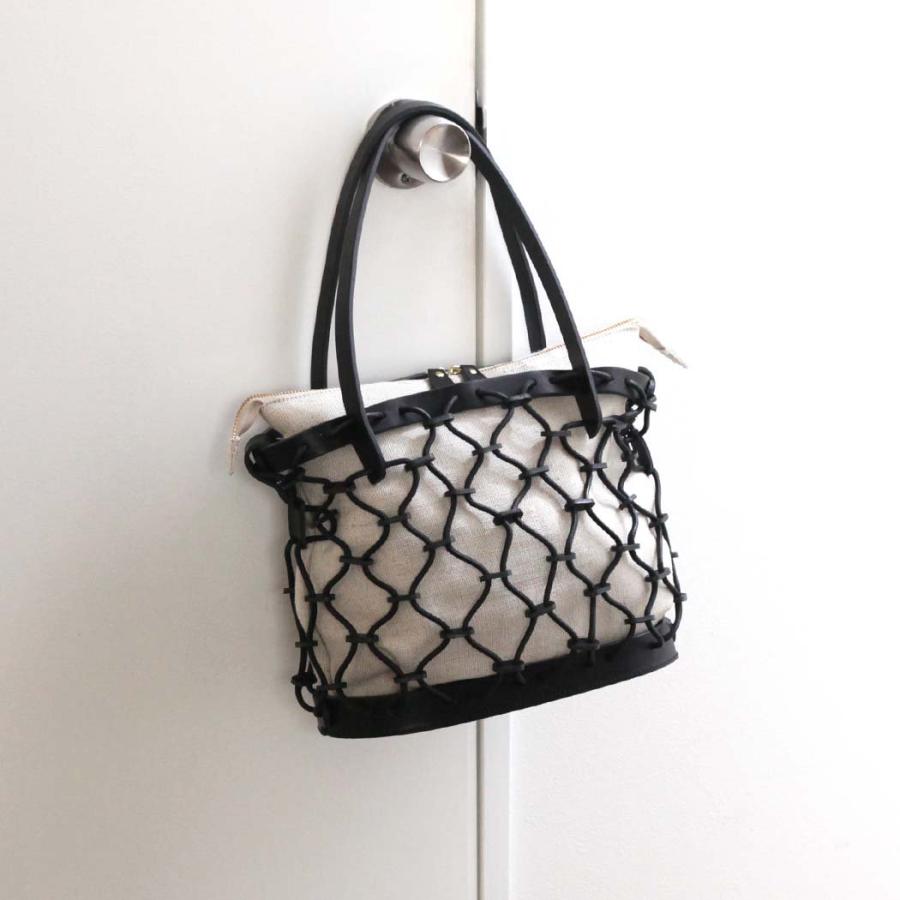 Ense (アンサ) / k003 kago tote mini レザー カゴ トート バッグ  