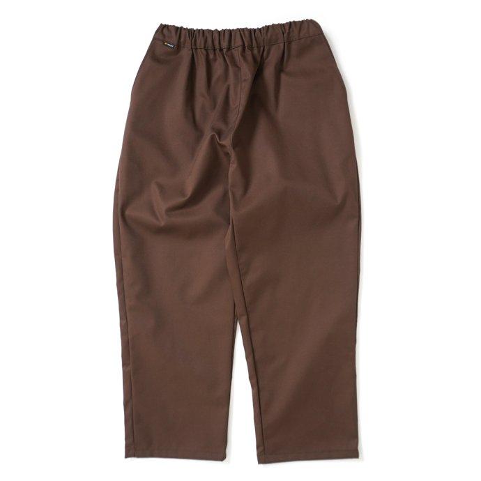 vecchi / C.Coulisse Easy Pants - Brown ポリエステル／コットン イージーパンツ ブラウン | 