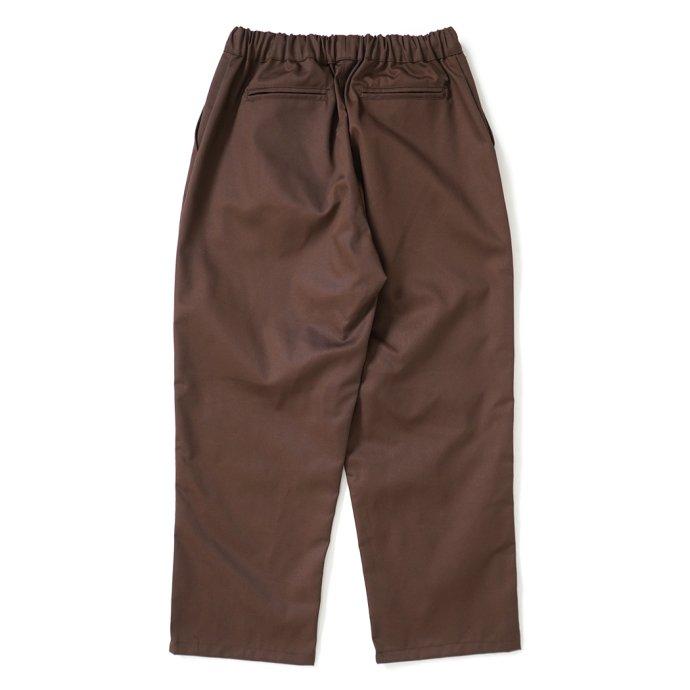 vecchi / C.Coulisse Easy Pants - Brown ポリエステル／コットン イージーパンツ ブラウン |  | 01