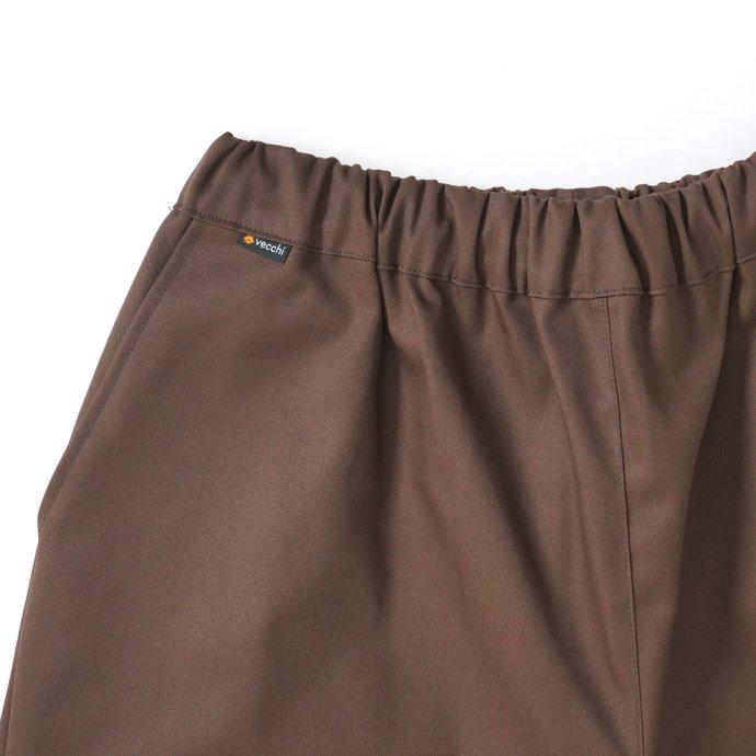vecchi / C.Coulisse Easy Pants - Brown ポリエステル／コットン イージーパンツ ブラウン |  | 02