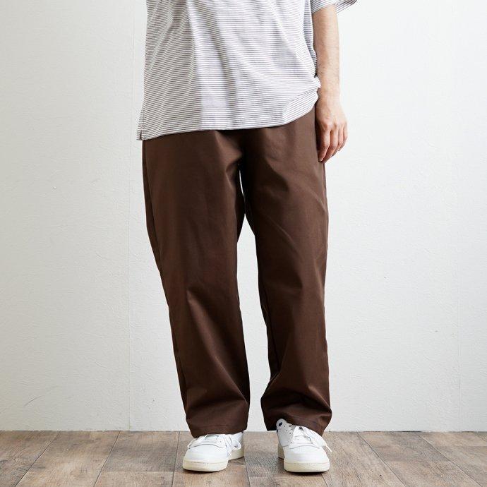 vecchi / C.Coulisse Easy Pants - Brown ポリエステル／コットン イージーパンツ ブラウン |  | 05