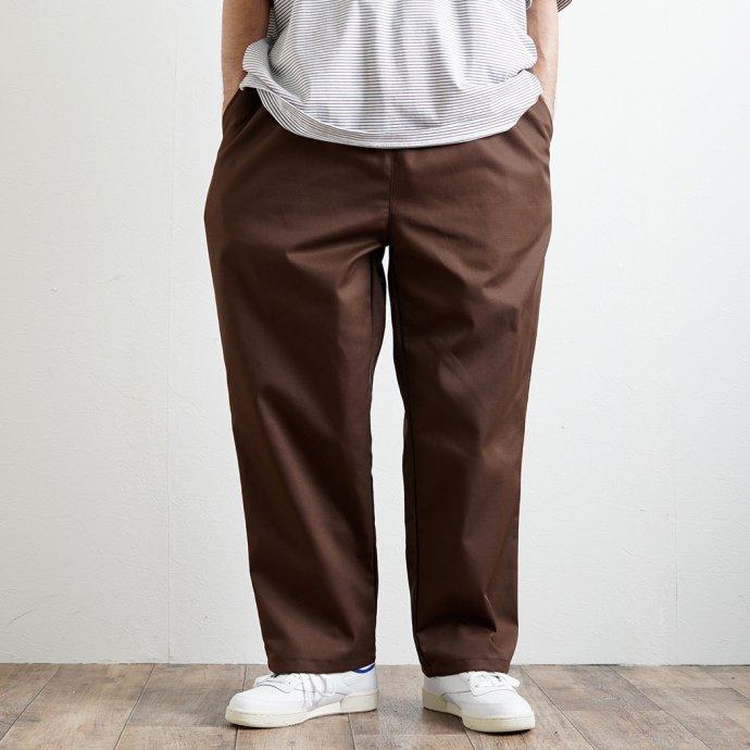 vecchi / C.Coulisse Easy Pants - Brown ポリエステル／コットン イージーパンツ ブラウン |  | 07
