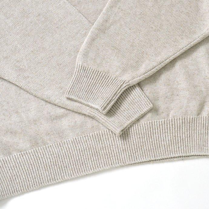 reverve / RV23S003 LONG SLEEVE PULLOVER - NATURAL ロングスリーブ プルオーバー ナチュラル | crepuscule | 03