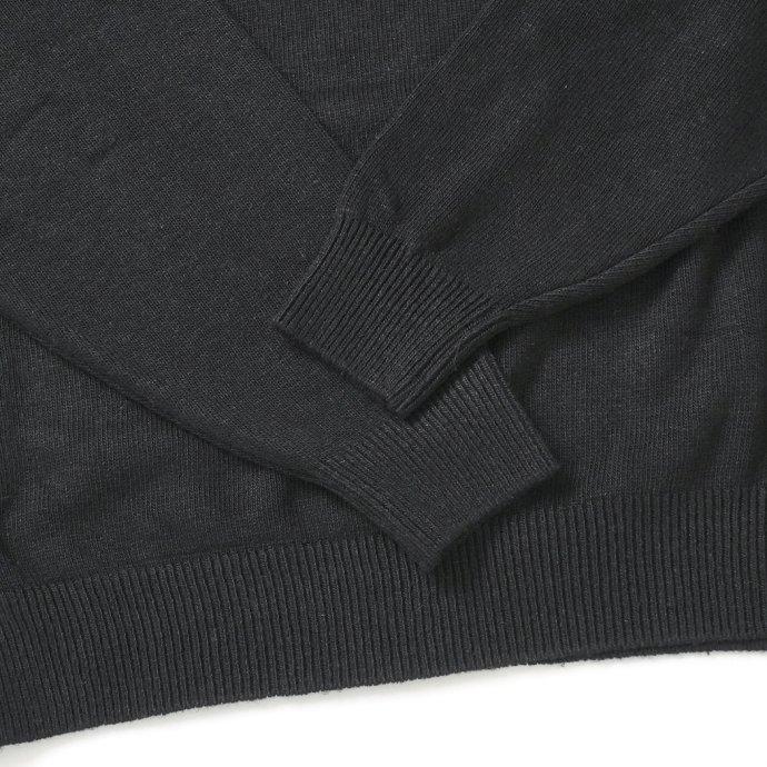 reverve / RV23S003 LONG SLEEVE PULLOVER - BLACK ロングスリーブ プルオーバー ブラック | crepuscule | 03
