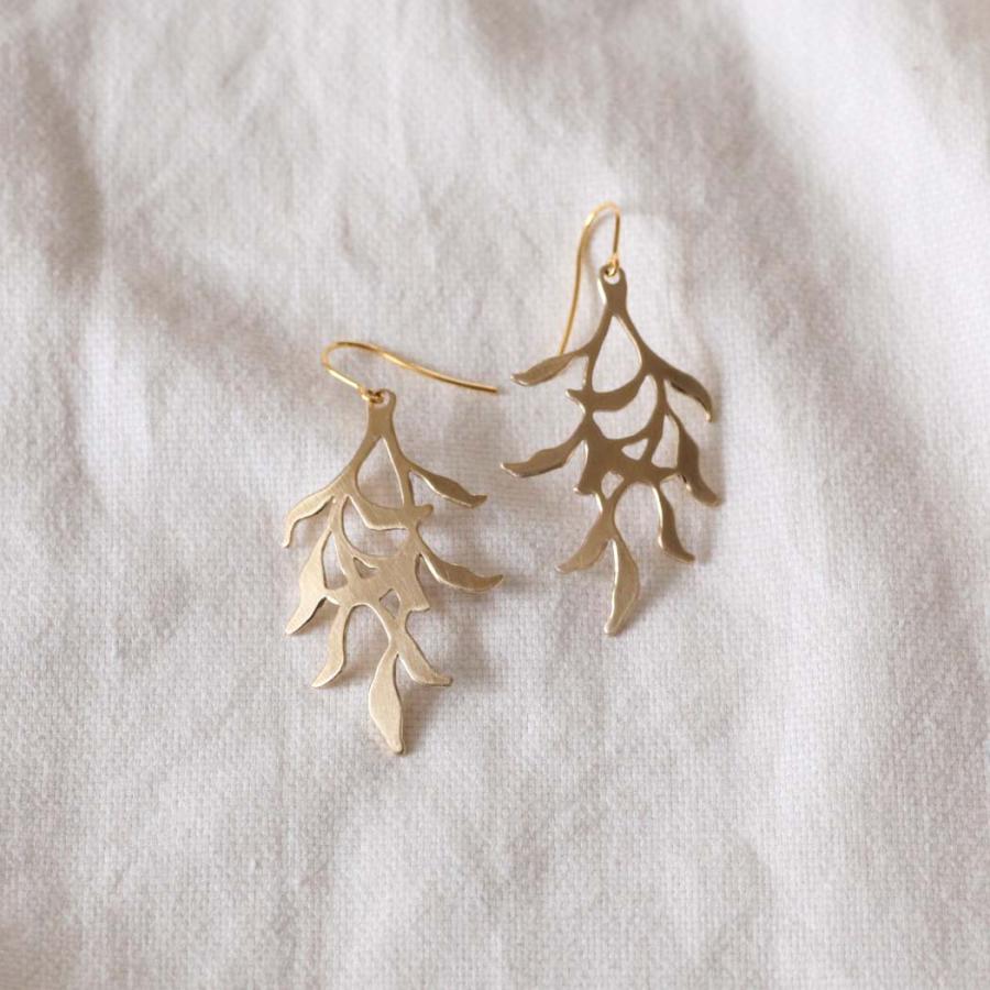 mnoi（ムノイ） / brass earrrings ピアス / イヤリング - weeping 母の日 |  | 02