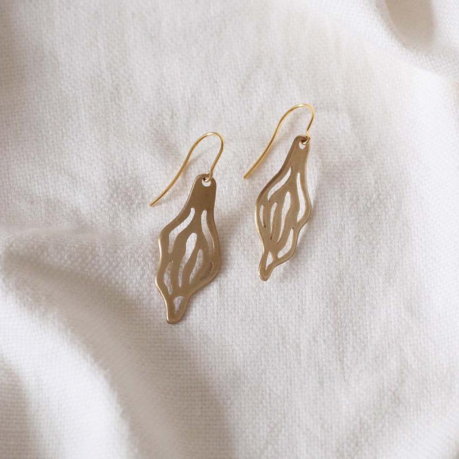 mnoi（ムノイ） / brass earrrings ピアス / イヤリング - middle 母の日 |  | 01