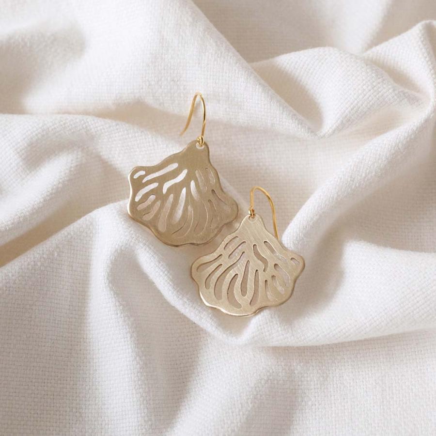 mnoi（ムノイ） / brass earrrings ピアス / イヤリング - flutter 母の日 |  | 01