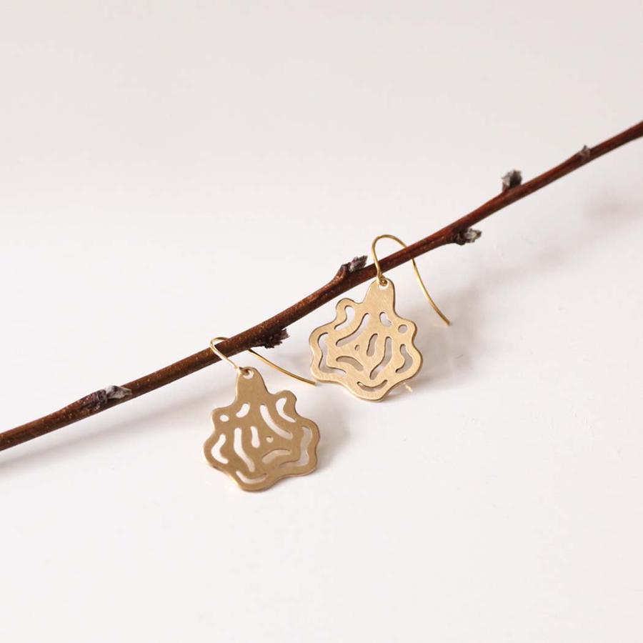 mnoi（ムノイ） / brass earrrings ピアス / イヤリング - rose 母の日 |  | 02