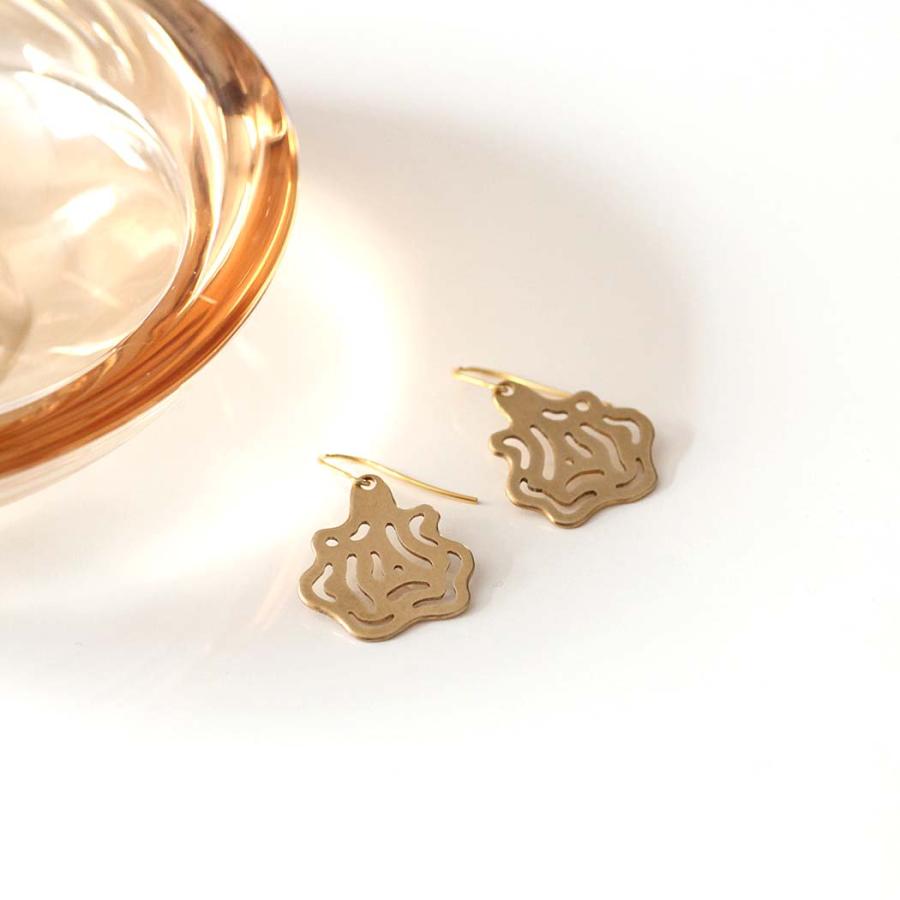 mnoi（ムノイ） / brass earrrings ピアス / イヤリング - rose 母の日 |  | 03