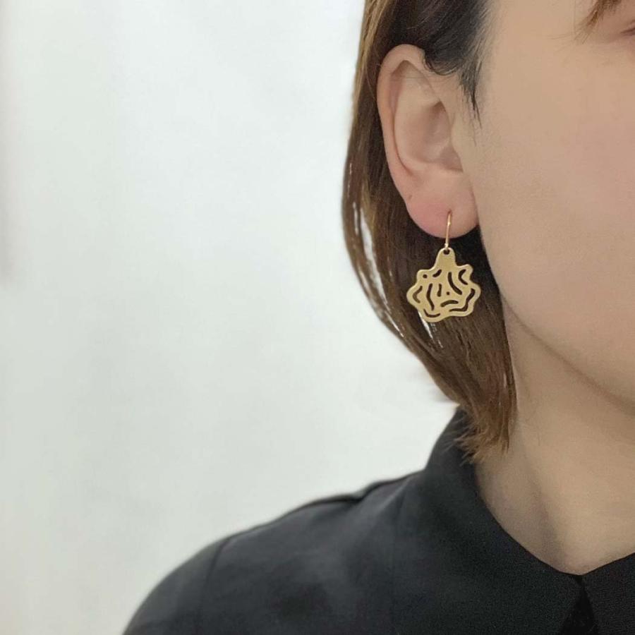 mnoi（ムノイ） / brass earrrings ピアス / イヤリング - rose 母の日 |  | 07